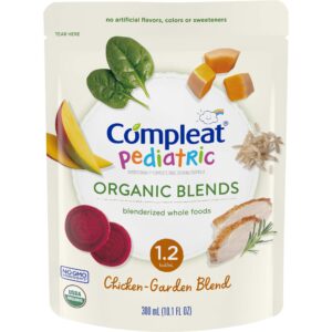 Compleat® Pediatric Organic Blends Tube Feeding Formula, Chicken-Garden, Non-GMO - Image 1