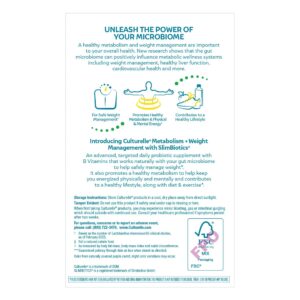 Culturelle? Metabolism + Weight Management with SlimBiotics? Capsules - Image 3