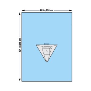 Halyard Sterile Knee Arthroscopy Orthopedic Drape, 90 W x 124 L Inch - Image 3