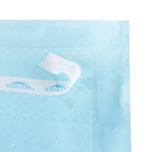TotalDry? Incontinence Underpads, Heavy Absorbency, Blue, 30 x 36 Inch - Image 2