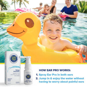 Ear Pro Water-Repellant Ear Spray - for Swimming, Diving, Surfing - Image 5