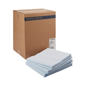McKesson Blue Flat Stretcher Sheet, 40 x 90 Inch - Image 1