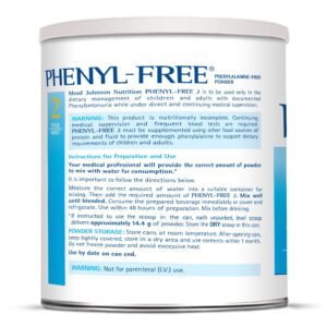 Phenyl-Free® 2 Vanilla Medical Food for the Dietary Management of PKU, 1 lb. Can - Image 2