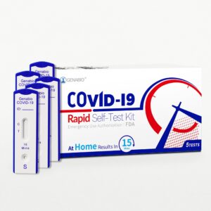 Genabio® COVID-19 at Home Rapid Self-Test Kit, Five Tests per Pack - Image 1
