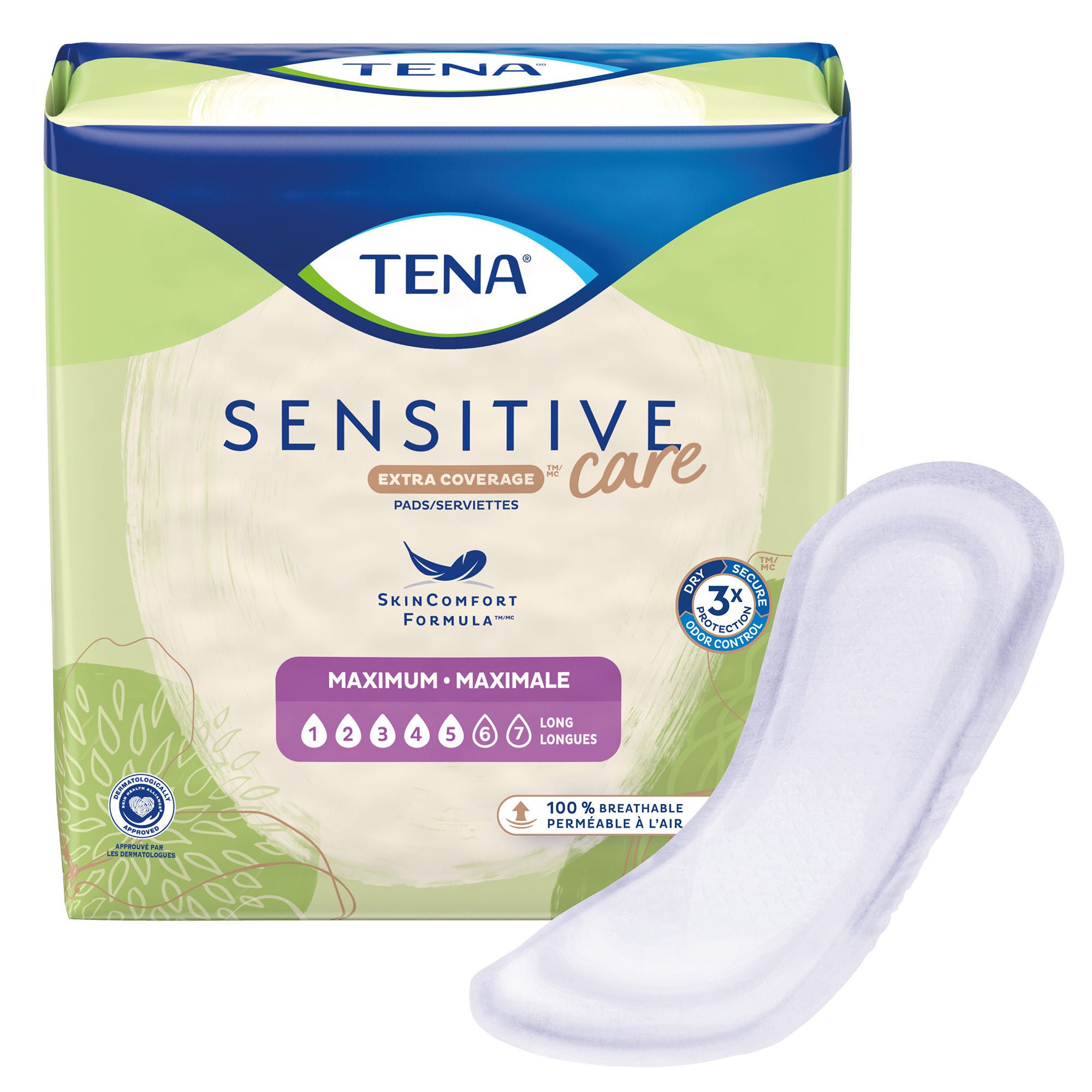 Tena? Intimates? Heavy Long Bladder Control Pad, 15-Inch Length