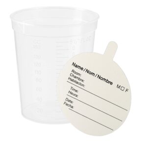 Globe Scientific Specimen Container with Pour Spout, 192 mL - Image 2