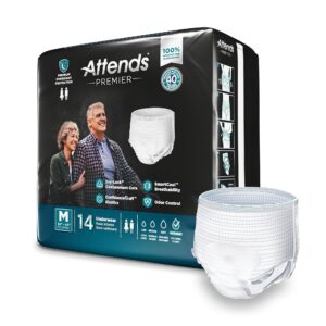 Attends? Premier Underwear, Heavy Absorbency, Medium, 34 to 44 Inch Waist/Hip - Image 2