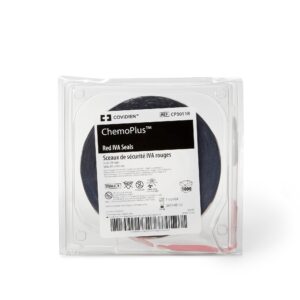 ChemoPlus™ IVA Seals, Red - Image 1