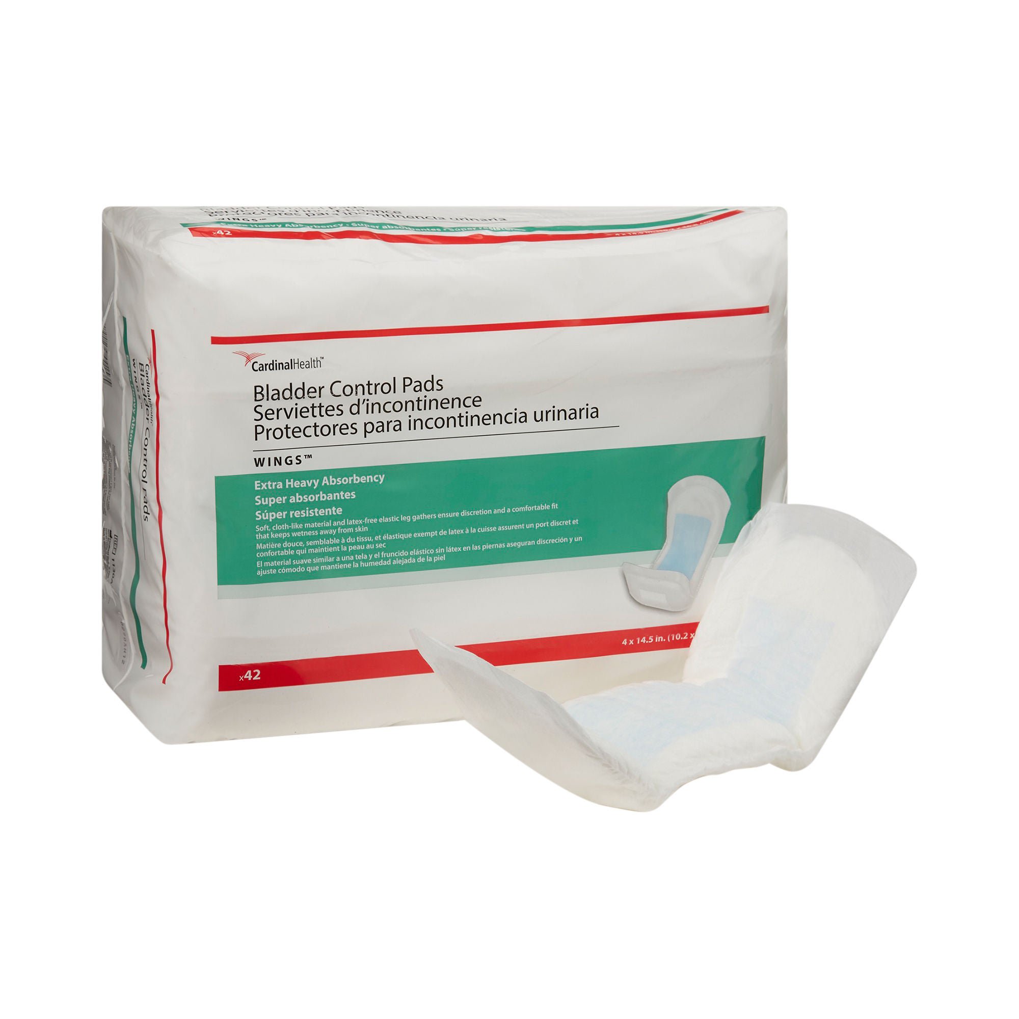 Sure Care? Bladder Control Pads, Extra Heavy Absorbency, 4 x 14.5 Inch