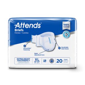 Attends? Extra Heavy Absorbency Briefs, Extra Large - Image 3
