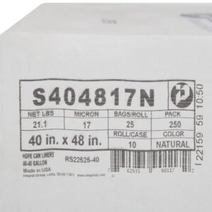McKesson Extra Heavy Duty Trash Bag, Clear, 45-gallon Capacity - Image 3