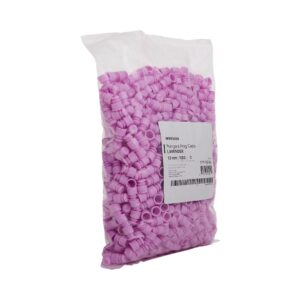 McKesson Flanged Plug Cap, Lavender, Polyethylene, for Use with 13 mm Tubes - Image 2
