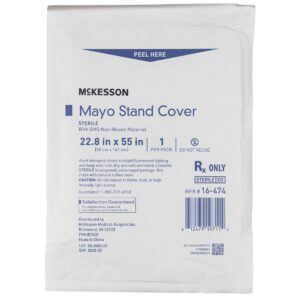 McKesson Mayo Stand Cover, 22-4/5 x 55-1/2 Inch - Image 2