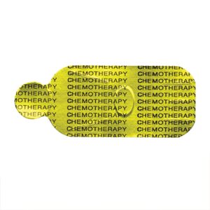 ChemoPlus™ IVA Seals, Yellow/black ink Chemotherapy - Image 1