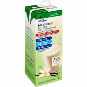 Med Pass® Reduced Sugar Vanilla Fortified Nutritional Shake, 32-ounce carton - Image 2