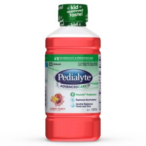 Pedialyte® AdvancedCare™ Cherry Punch Electrolyte Solution, 1 Liter Bottle - Image 1