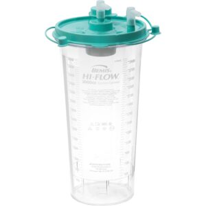 Hi-Flow™ Rigid Suction Canister for use with Bemis Quick-Drain™ Systems, 3000 mL - Image 1