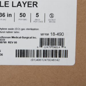 McKesson Single Layer Sterilization Wrap, 36 x 36 Inch - Image 6
