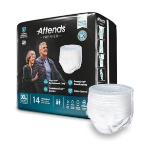 Attends? Premier Underwear, Heavy Absorbency, X-Large, 58 ? 68 Inch Waist/Hip - Image 2