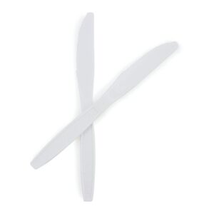 McKesson Polypropylene Knife, White - Image 1