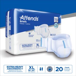 Attends? Extra Heavy Absorbency Briefs, Extra Large - Image 9