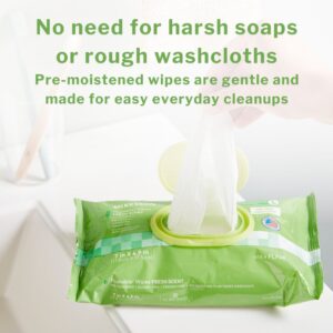 McKesson Flushable* Wet Wipes - Scented, 96 Wet Wipes per Pack - Image 7