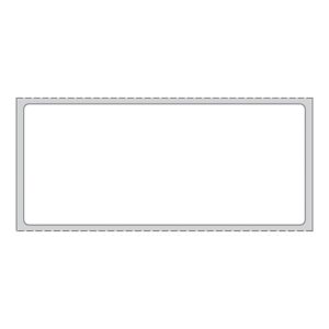 PDC® White Blank Thermal Label, 1-1/2 x 3-1/2 Inch - Image 1