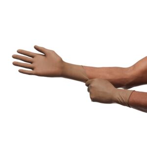 McKesson Perry? Latex Surgical Glove, Size 5.5, Brown - Image 5