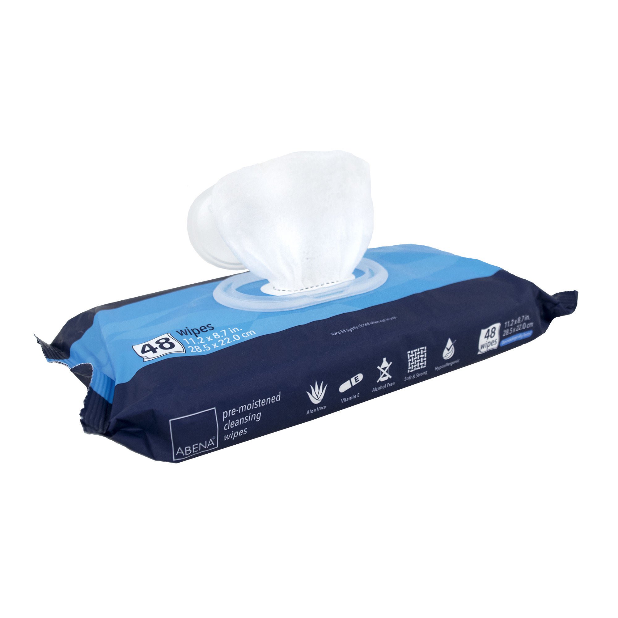 Abena? Scented Pre-Moistened Cleansing Wipes, Soft Pack