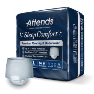 Attends? Sleep Comfort Premium Overnight Underwear, Extra Large, 58 ? 68 Inches - Image 2