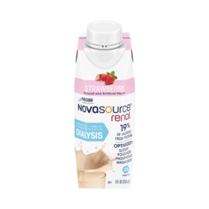 Novasource® Renal Strawberry Formula for Patients on Dialysis, 8-ounce Carton - Image 4