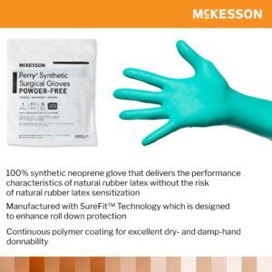 McKesson Perry? Performance Plus Polychloroprene Surgical Glove, Size 9, Green - Image 4