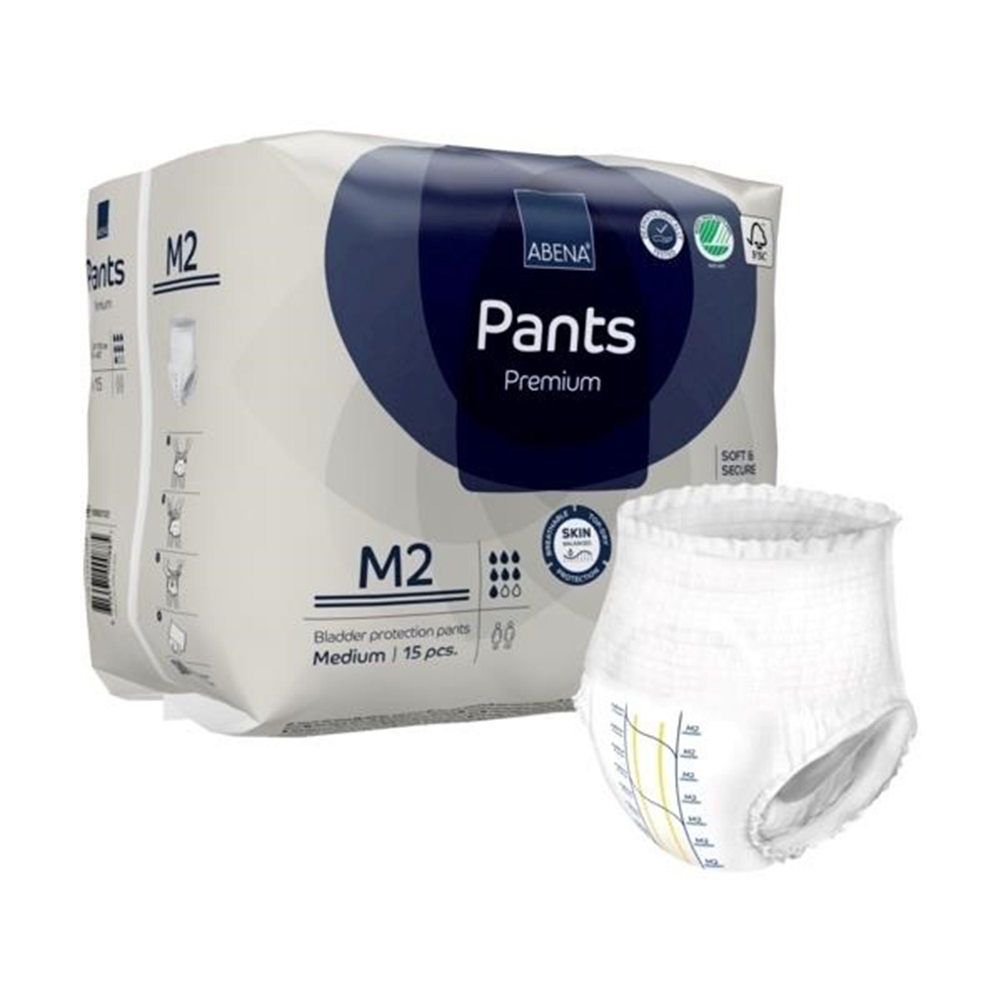 Abena? Premium Pants M2 Incontinence Brief, Medium