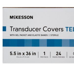 McKesson Telescopically Folded Transducer Cover, 5.5 x 36 Inch - Image 5