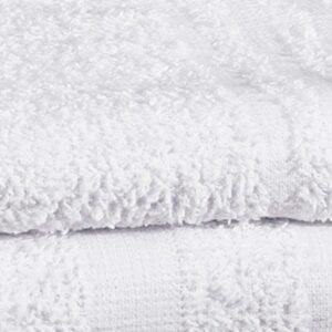Merit? Trio Cotton Washcloth, White, 12 x 12 Inch - Image 2