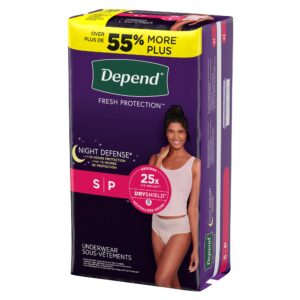 Depend? Night Defense? Women's Absorbent Underwear, Small - Image 2