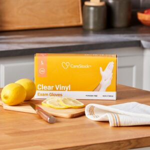 CareStock? Vinyl Exam Glove, Large, Ivory - Image 3