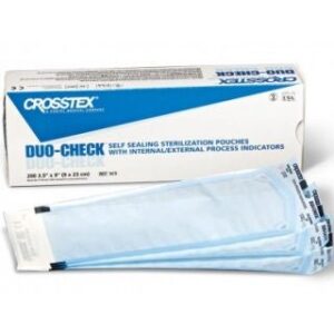 Duo-Check® Sterilization Pouch, 3-1/2 x 9 Inch - Image 1