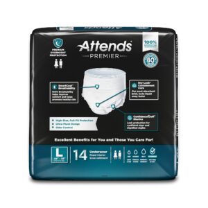 Attends? Premier Underwear, Heavy Absorbency, Large, 44 to 58 Inch Waist/Hip - Image 4