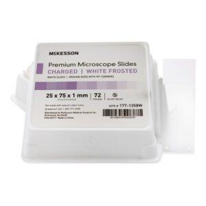 McKesson Glass Microscope Slide, 25 x 75 x 1 mm - Image 1