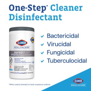 Clorox Healthcare? VersaSure? Cleaner Disinfectant Wipes, Refill Pouch - Image 7