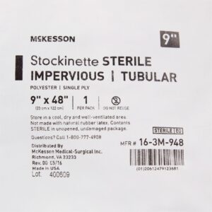 McKesson Impervious Surgical Stockinette, 9 x 48 Inch - Image 4
