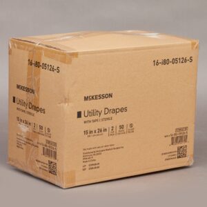 McKesson Sterile Utility Drape with Tape, 15 x 26 Inch - Image 3
