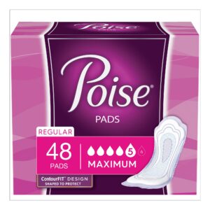 Poise? Maximum Absorbency Bladder Control Pad, Regular Length - Image 1