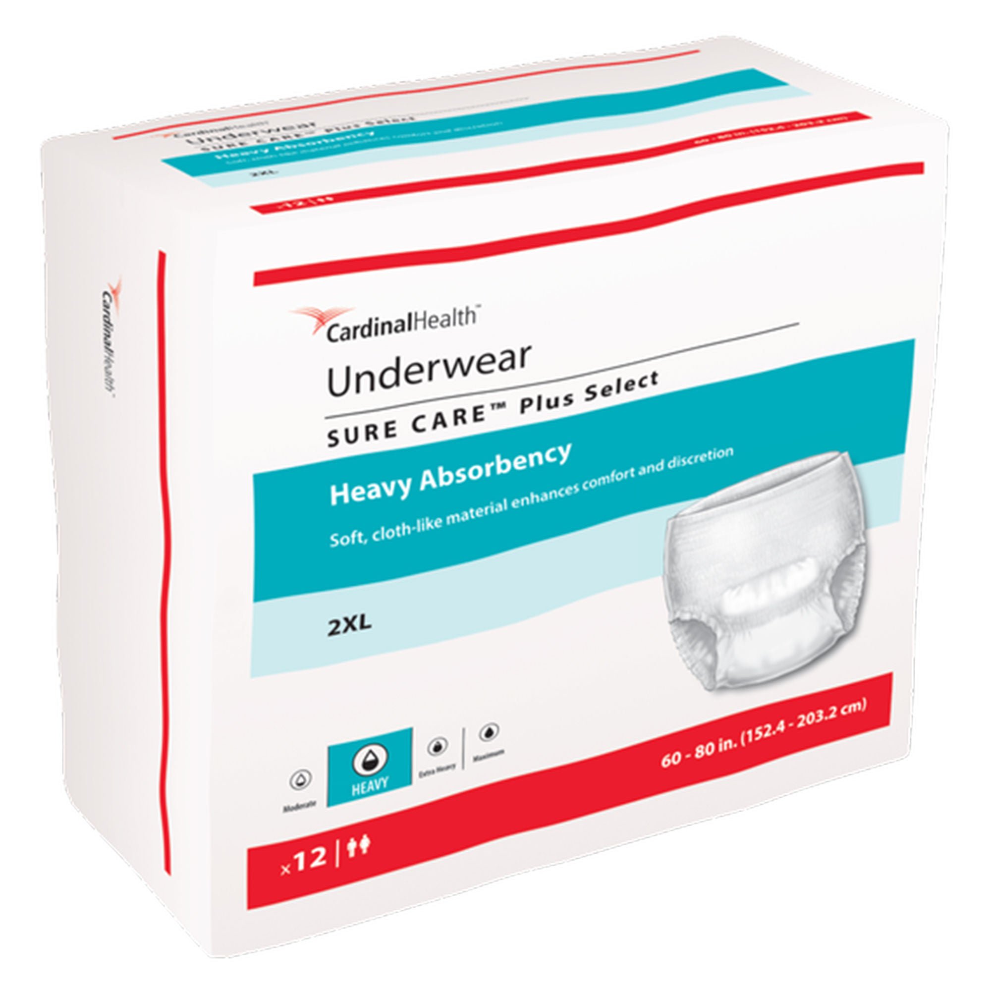 Sure Care? Plus Heavy Absorbent Underwear, 2X-Large