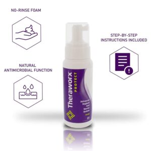Theraworx? Rinse-Free Foaming Body Wash 8 oz. - Image 4