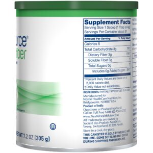 Nutrisource® Fiber Supplement, 7.2-ounce canister - Image 4