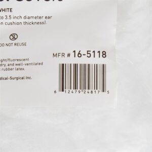 McKesson Sanitary Headset Cover, Small, White - Image 4