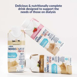 Novasource® Renal Café Mocha Formula for Patients on Dialysis, 8-ounce Carton - Image 10