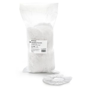 McKesson Sanitary Headset Cover, Small, White - Image 1